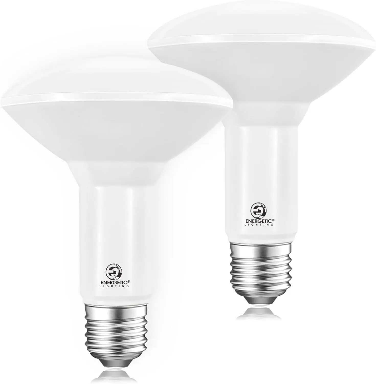 Energetic LED BR30 Flood Light Bulbs Indoor, Cool White 4000K, Dimmable, 65 Watts Recessed Light Bulbs for Cans, 650 Lumen, ETL Listed, 2 Pack