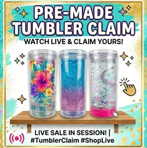 Premade SnowGlobe Tumbler