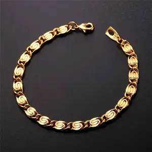 FindChic Cuban Chain Bangle Bracelet Stainless Steel Hand Jewelry For Women Men Girlfriend Boyfriend