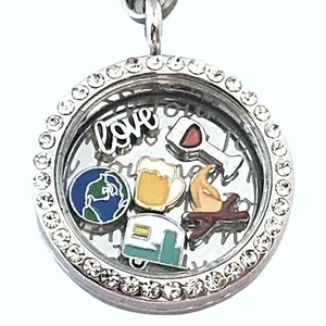 My Journey Personalized Travel Adventure Tent RV Locket Necklace for Women - Customizable, Perfect Gift for Her customized jewelry