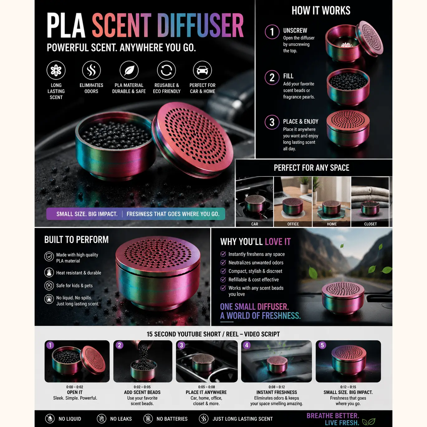 PLA Scent Diffuser