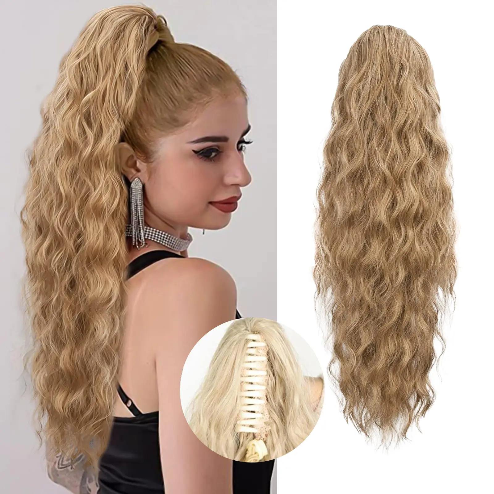 33H# Brown Claw Clip