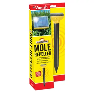 Vanish 7003994 Solar-Powered Sonic Spike Repeller for Gophers & Moles