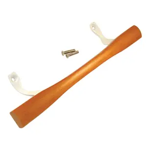 212 MAIN Barton Kramer 5498696 Brown Wood Sliding Door Handle, Wooden Material, 6.62" Backset, Backset 6.62"