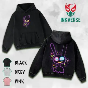 Jax v3 The Amazing Digital Circus Menswear Gift for anime fans Top Apparel Classic Seamless Simple designer shirts Men's Regular Fit Floral Print Tee Cotton Fabric Black Casual