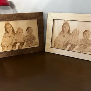 Personalized engraved photo Decor Frames