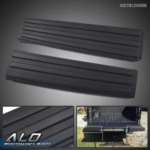 Fit For 09-14 Ford F150 Tailgate Top Protector Spoiler Cover Moulding Cap Black