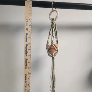 mini macrame plant hanger