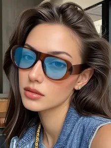 Unisex Large Frame Sunglasses, Fashionable Comfortable Eyewear, Ideal for Outdoor Activities, Parties, Travel, Driving, Fishing, Gifts