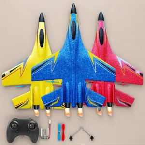 RC Plane Remote Control Glider Airplanes 2.4 GHZ 2 Channels, Remote Control Aircraft with Automatic Balance Gyro for Adult Kids Beginner,toy Jet