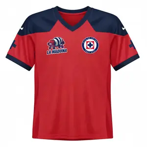 Cruz Azul American Football Mesh Jersey – La Máquina 2026 Gridiron Shirt