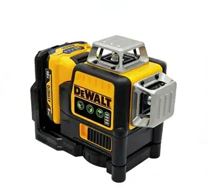 DEWALT DW089 High Precision Green Laser Level - Multipurpose Layout Tool with Auto Level System, Anti-Drop Frame for Construction, Household Remodeling, DIY Projects, Includes Rechargeable Default Batteries for Accurate Measurements