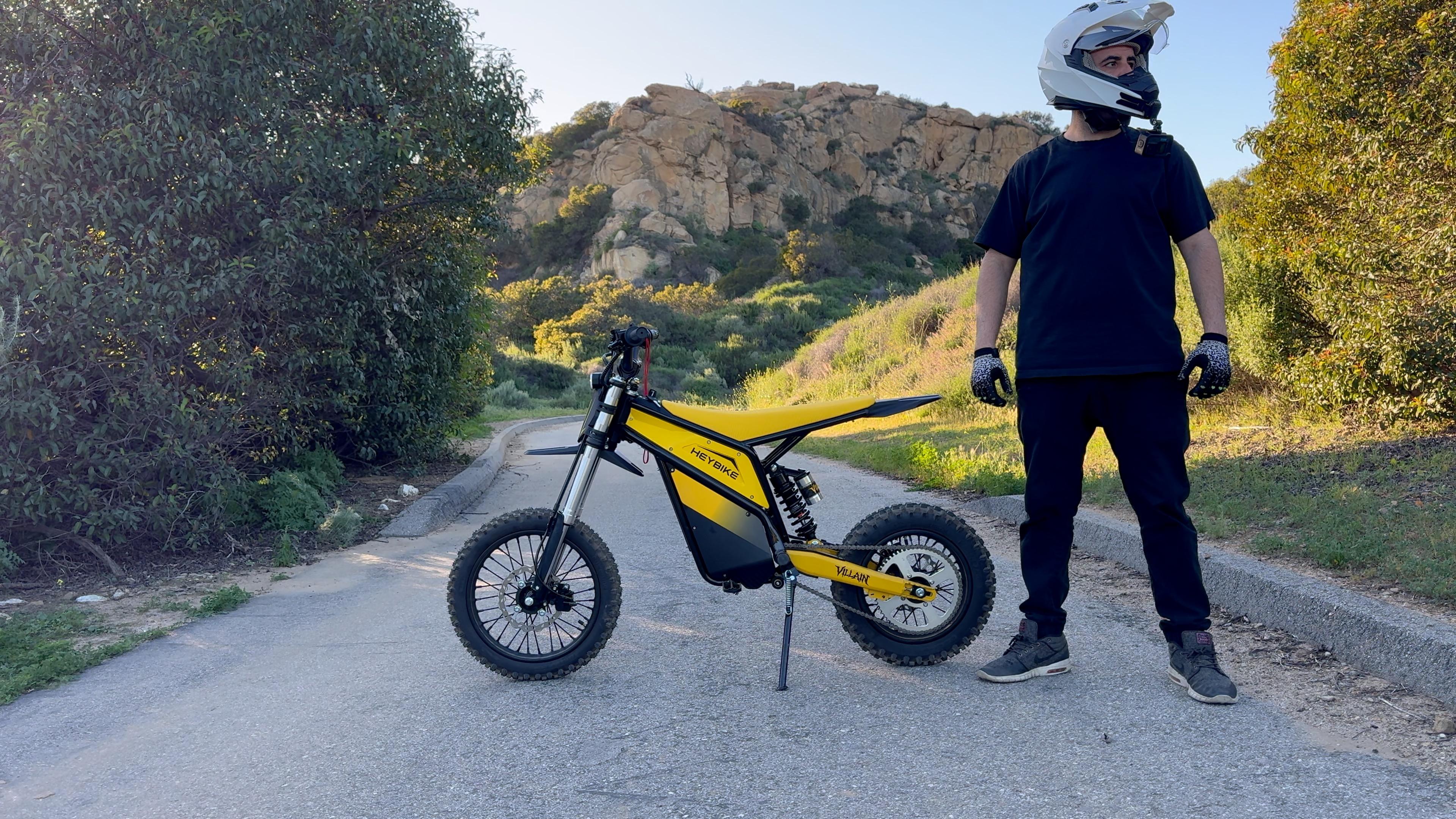 HEYBIKE-VILLAIN Electric Bike | Peak Power 4160W | 190N·m Torque | Top Speed 45 MPH | Range Up to 50 Miles | 52V 26Ah Removable Battery | All-Terrain Fat Tires | Hydraulic Suspension | IPX6 Waterproof | Magnetic Safety Cut-Off