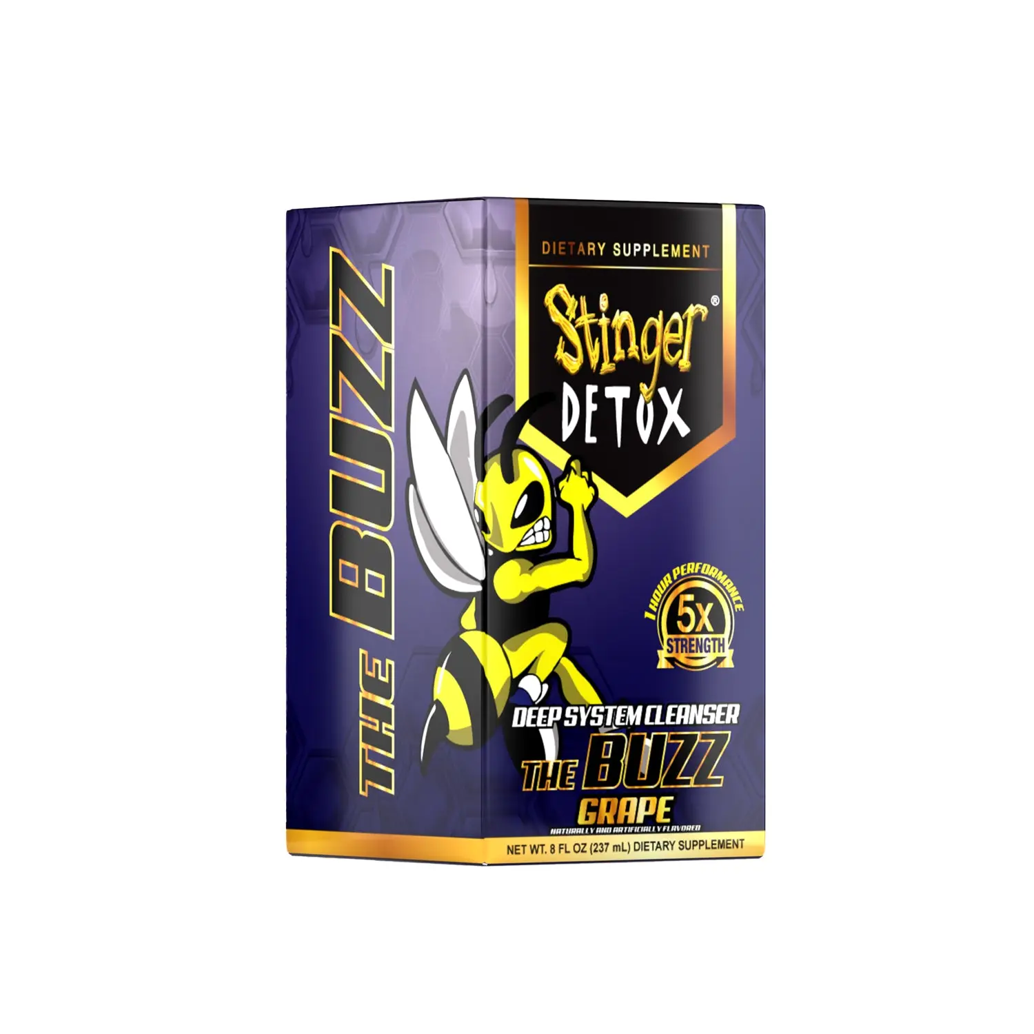 The Buzz 5X Extra Strength | Grape & Peach Lemonade | 8 OZ The Buzz 5X Extra Strength | Grape & Peach Lemonade | 8 OZ