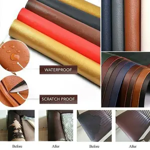 Instant leather Fixes Self Adhesive, Leather Repair Kit Patch For Sofa Car Sticker Seat Fix PU Leather Repair Patches