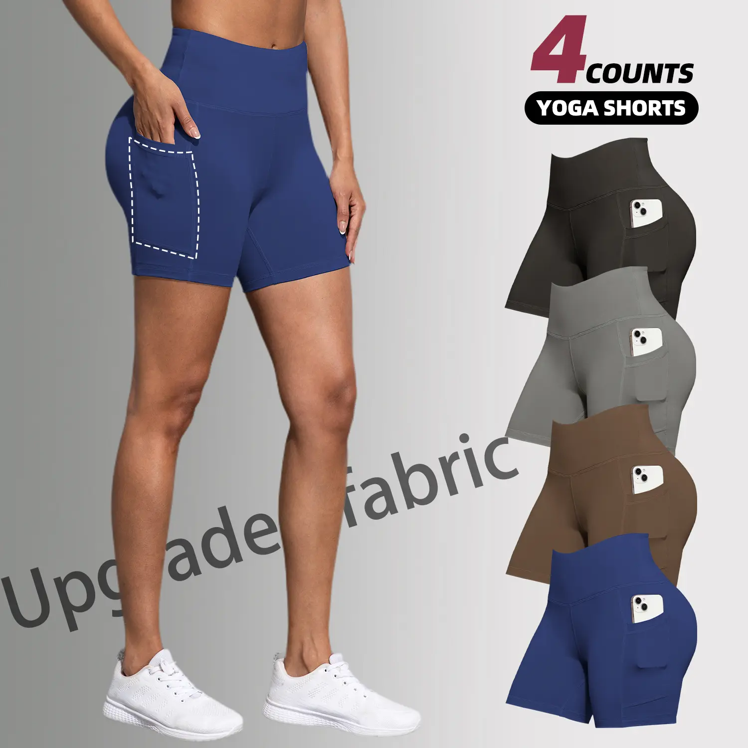 Black + Dark Gray + Navy + Coffee