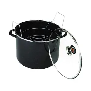 212 MAIN Nonstick Granite Ware 21 qt. Steel Canner Cookware Set