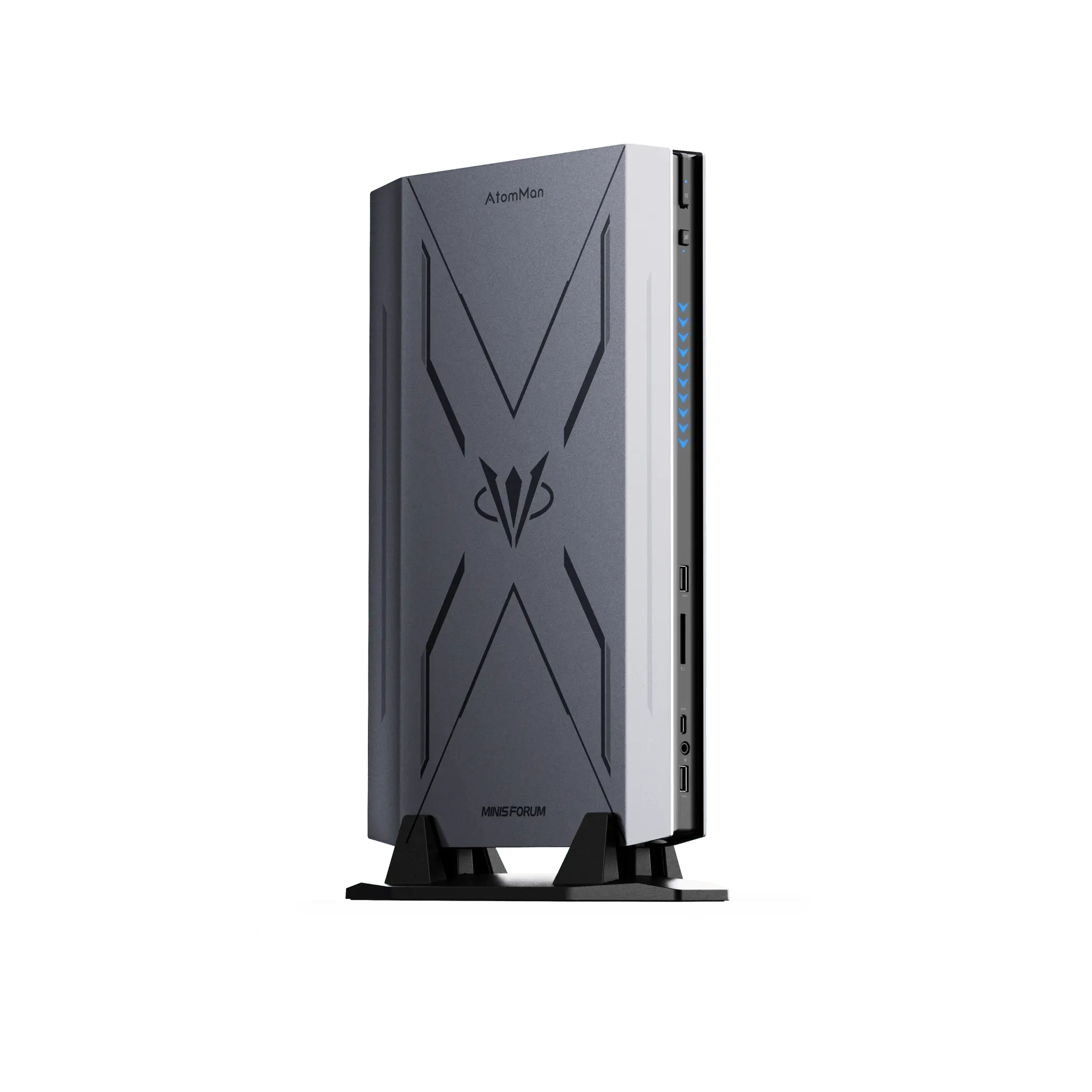 AtomMan G7 Pro Mini PC Core i9-14900HX(24C/32T, up to 5.8GHz) 32GB DDR5 1TB SSD Desktop Computer, HDMI2.1+USB4 Video Output, 2X SSD Slot, 3X USB3.2, WiFi 7, BT5.4, RTX 5070 Graphics Gaming PC BackToSchool