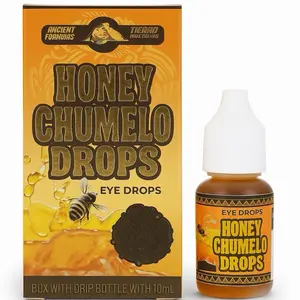 Honey Chumelo Eye Drops / Gotas Miel Chumelo para Ojos – Natural Relief with Honey & Herbal Extracts | Alivio Natural con Miel y Extractos Herbales | 10 mL Bottle with Dropper / Frasco con Gotero