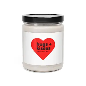 Send a Hug Candle | Sorry For Your Loss Gift | Personalized Soy Candle | Condolence Gift | Sympathy Gift | Grief Gift | Mourning Gift, Scented Soy Candle, 9oz