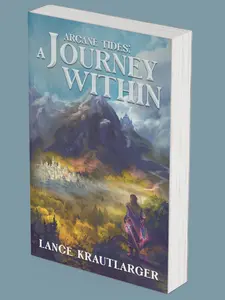 Arcane Tides: A Journey Within Signed Paperback by Lance Krautlarger - A Tale of Magic and Self-Healing