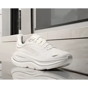 Hoka One One Bondi 9 White 1162011-WWH Men's Fashion Shoes New Hoka One One Bondi 9 White 1162011-WWH Men's Fashion Shoes New