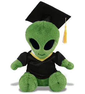 PLUSH GRADUATION - SUPER-SOFT PLUSH - ALIEN 11"