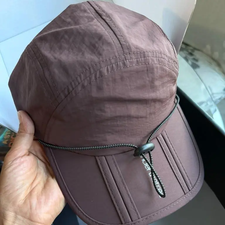 HAPLAY Foldable Outdoor Cap - Lightweight Packable Water-Resistant Polyester Outdoor Headwear, Adjustable 54-58cm, 7cm Brim, Compact Travel Hat for Hiking, Fishing & Cycling, Unisex Summer