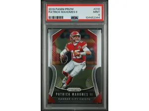 2019 Panini Prizm Patrick Mahomes #210 PSA 9