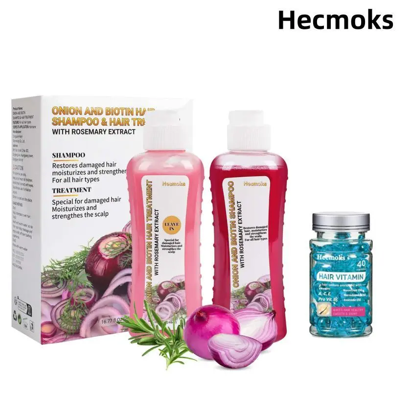 Onion Biotin & Rosemary Shampoo(248ML) – Hair Growth Formula for Stronger, Thicker & Longer Hair, Reduces Hair Loss & Thinning,Paraben & Silicone Free