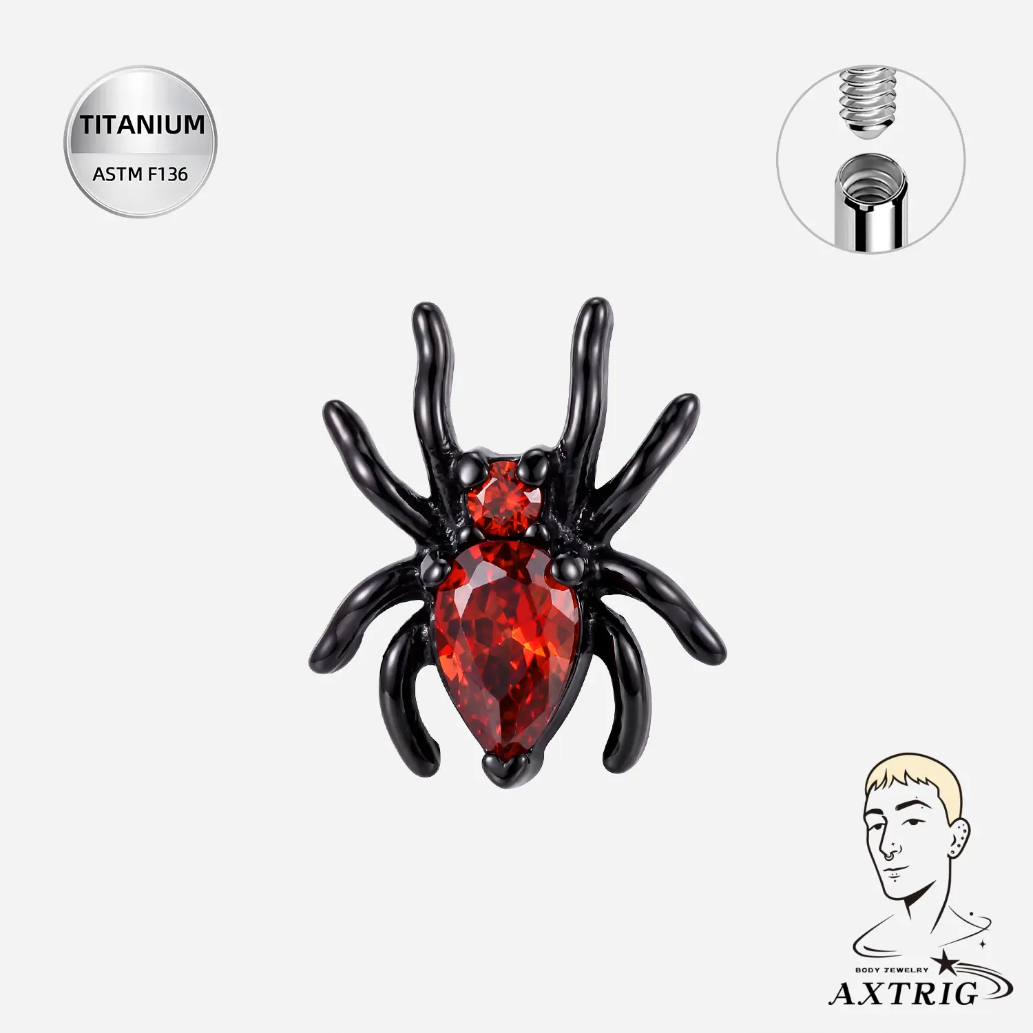 chrome hearts dermal piercing - TikTok Shop