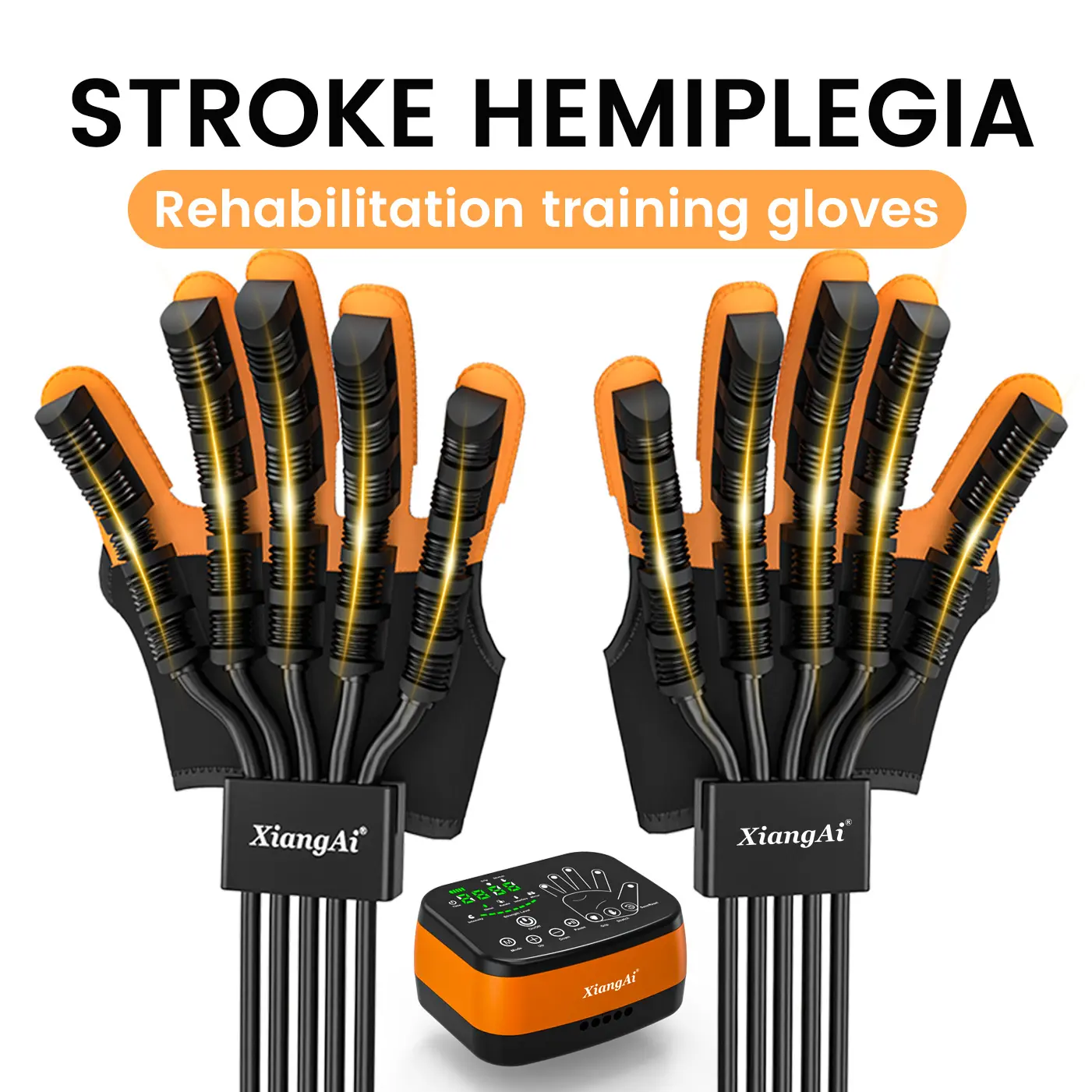 Upgraded rehabilitation robotic gloves Training finger and hand function workout recovery device,hempiplegia stroke paralysis patient physical reabilitech Adjustable Back Brace Adjustable Posture Healthcare Tool Healthcare Tool