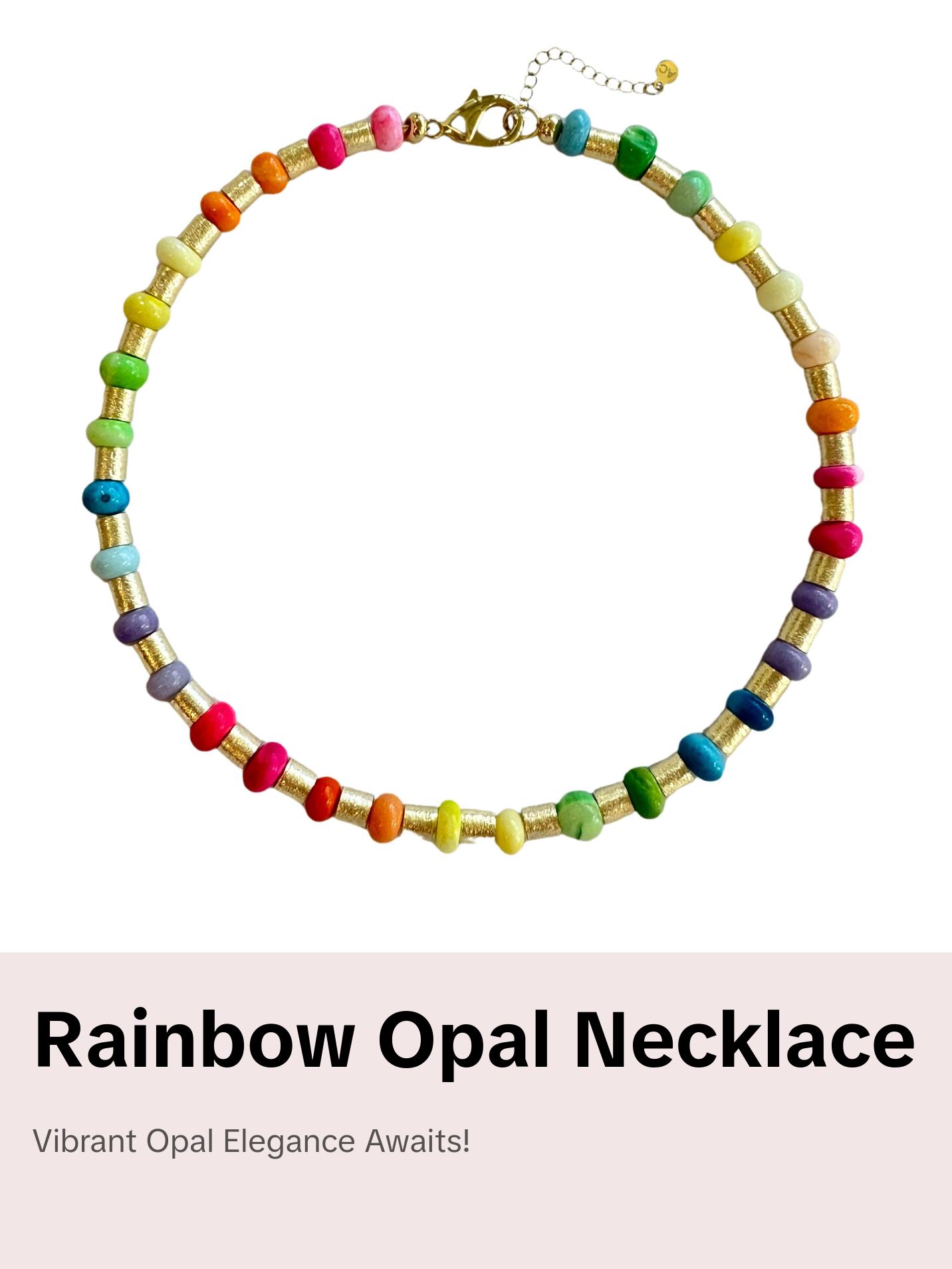 Golden Collar - Rainbow