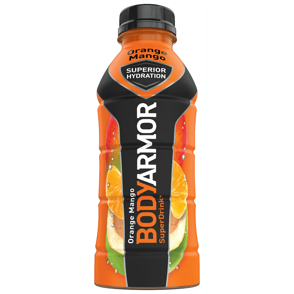 BodyArmor Electrolyte SuperDrink, Orange Mango, 16 Oz (Pack of 12)