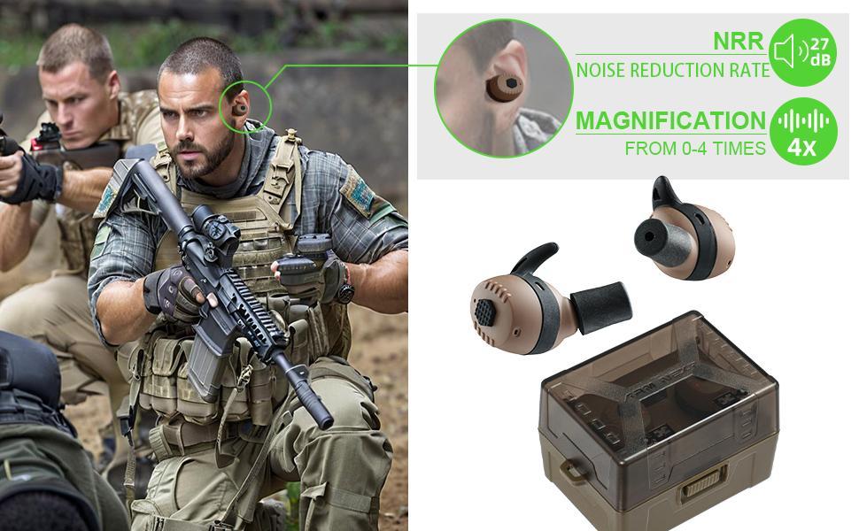 ARM NEXT E30 Tactical Earbuds, Wireless Hearing Protection with 31dB Noise Reduction & Sound Pickup, Bluetooth 5.4, 50H Playtime, ABS Outdoor Gadgets for Shooting & Hunting, Pc, Smartphone, Foam Audio Headphone, Led Display, Phone, Port, Electronic tiktok ARM NEXT E30 Tactical Earbuds, Wireless Hearing Protection with 31dB Noise Reduction & Sound Pickup, Bluetooth 5.4, 50H Playtime, ABS Outdoor Gadgets for Shooting & Hunting, Pc, Smartphone, Foam Audio Headphone, Led Display, Phone, Port, Electronic tiktok