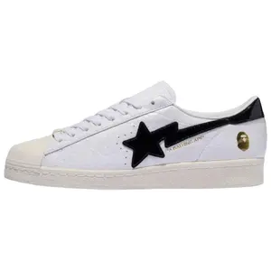 BAPE x adidas Superstar Vintage 'White Black'