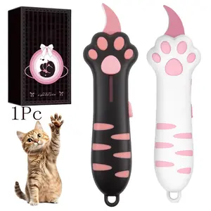 Cat Paw Shaped Opening Knife 2026, Extendable Cat Paw Handle, Multi-Functional Utility Knife, Easy to Open Boxes and Seals
