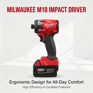 Milwaukee M18 1/2" Brushless Impact Driver, 300 Nm Max Torque, 0-3,000 RPM, 0-2,600 IPM, 4-Mode Drive Control, For Fastening And Construction