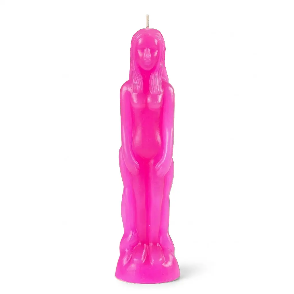 Pink Female Figure Candle — Self-Love &amp; Attraction Ritual Candle