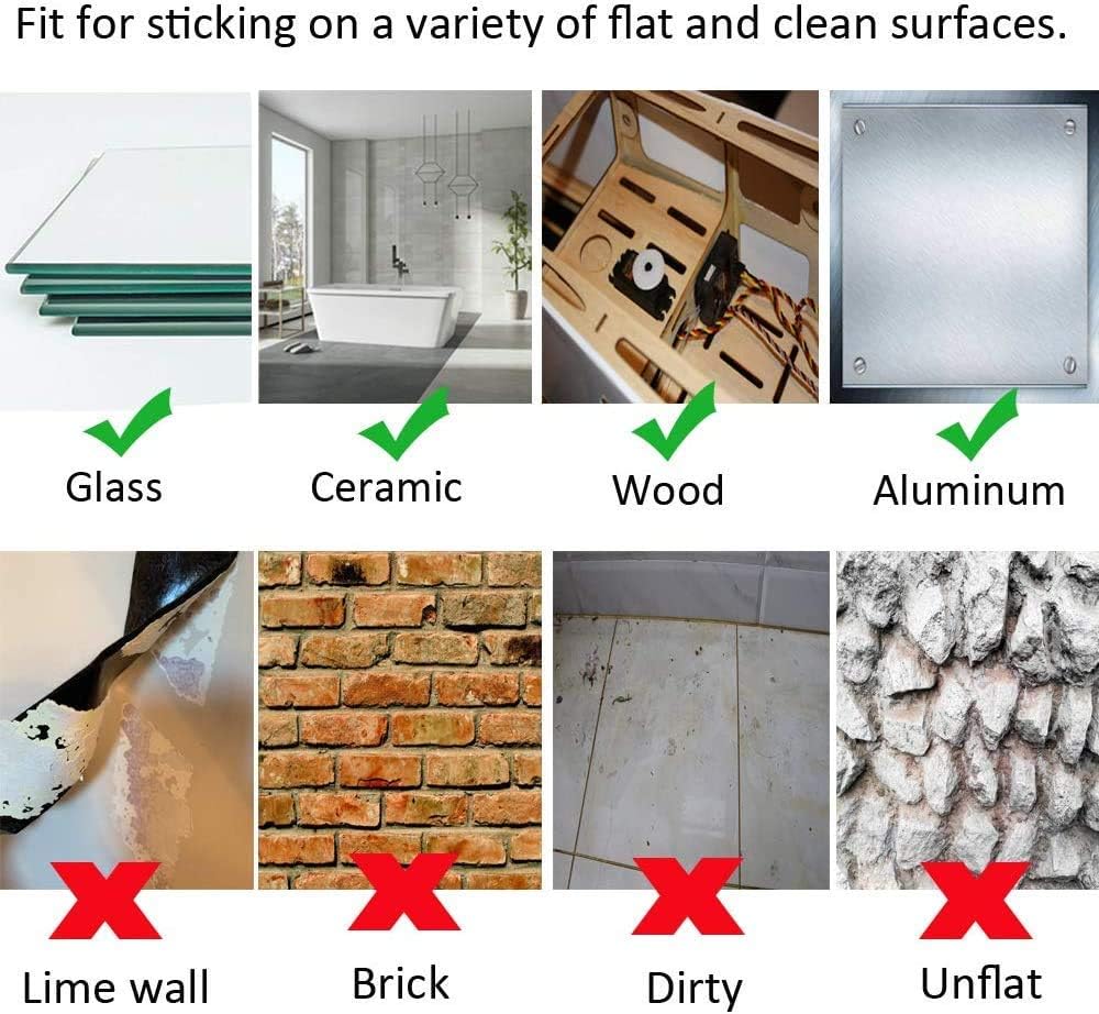 20 Sets Hook and Loop Fastener Strips with Adhesive Double Sided Sticky Tape for Wall Mounting Picture Home Office Use