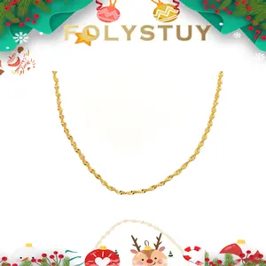 [17.7inch by 2.2mm Rippling Waterwave Necklace] 【FOLYSTUY(Y140)】 Rippling Waterwave Necklace - Graceful and Eye-Catching Jewelry for a Charming Look