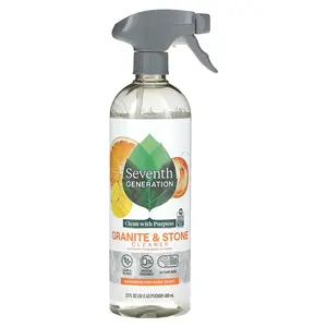 Seventh Generation Granite & Stone Cleaner, Mandarin Orchard, 23 fl oz (680 ml)
