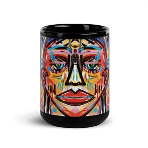 Zenith | Black Glossy 15oz Mug Ceramic Drinkware