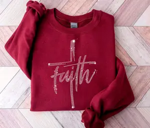 Rhinestone Blinged Transfer- Faith