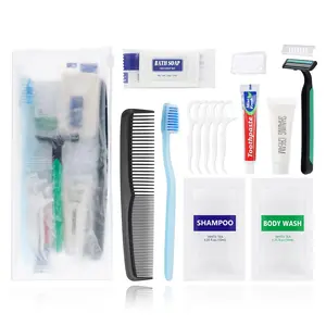 Pack of 5 Travel Size Toiletries Kit Individually Packed Personal Hygiene Kit for Men Homeless Care Package Supplies Bulk