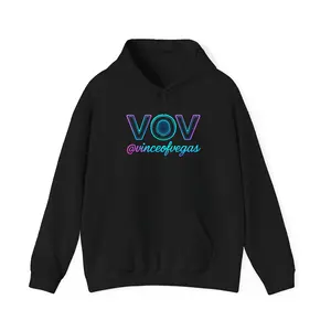 VINCE OF VEGAS Vibrant Graphic Hoodie for All Seasons, Cozy Casual Wear, Ideal Gift for Trendsetters, Perfect for Relaxing Days, Spring and Fall Fashion