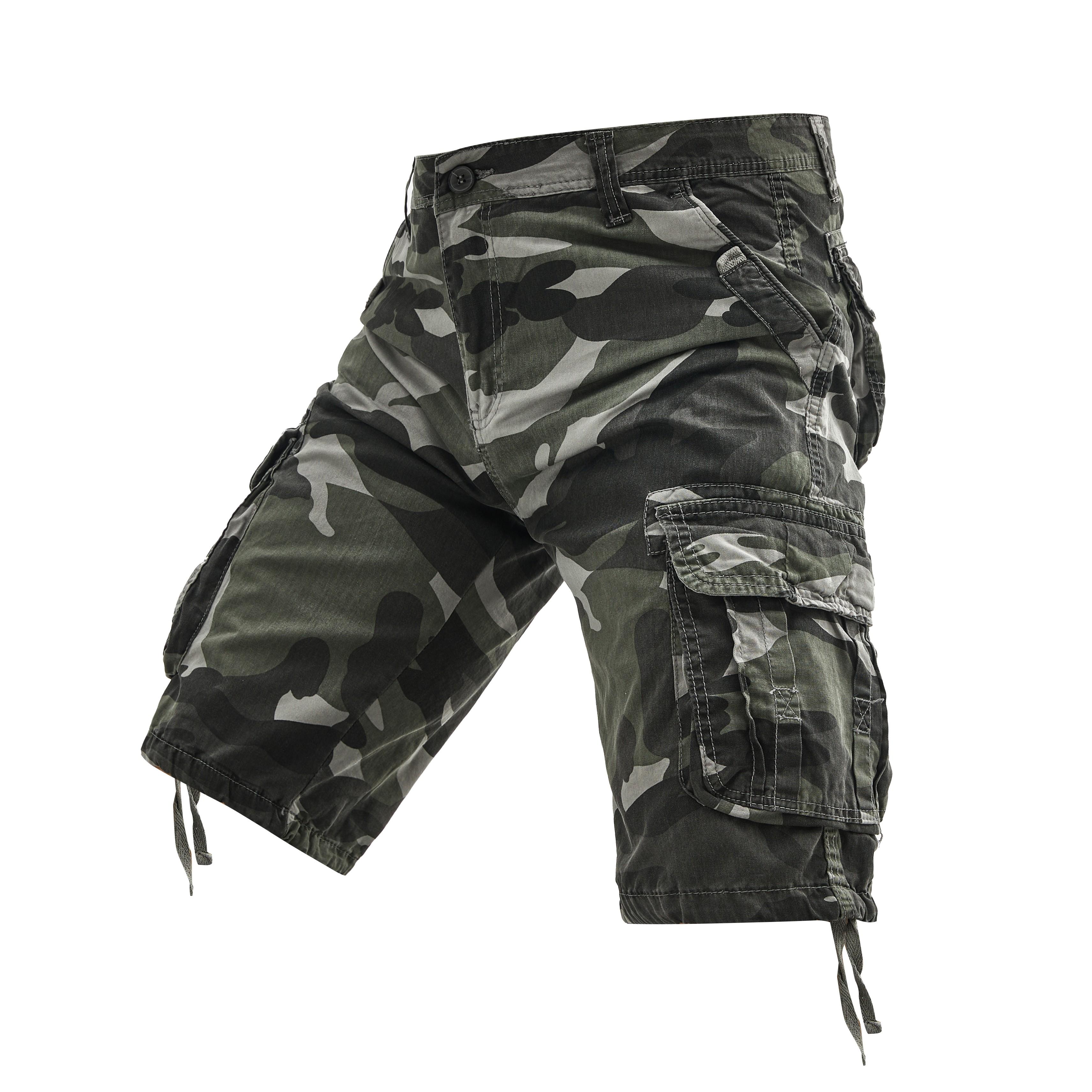 Men's Camo Cargo Shorts Multi-Pocket Lightweight Wear-Resistant Fashion Work for Hiking Camping Climbing Working Daily Casual Streetwear Durable Flexible Comfortable