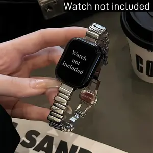 Fashion Smart Watch Band, 1 Count Replacement Watch Band with Folding Buckle, Wearable Accessories for iWatch Series 38mm 40mm 41mm 42mm 44mm 45mm 49mm, Smart Watch Straps