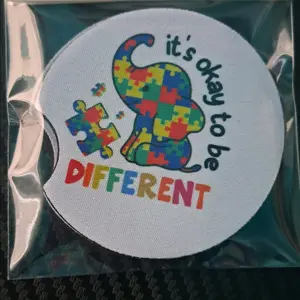 its okay to be different car coasters