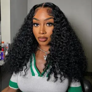 [Flash Sale] Wiggins Hair Glueless Burmese Curly Wig 7*5 Lace Closure Wig Human Hair Ready To Go Wigs Pre Cut Pre Plucked Beginner Friendly